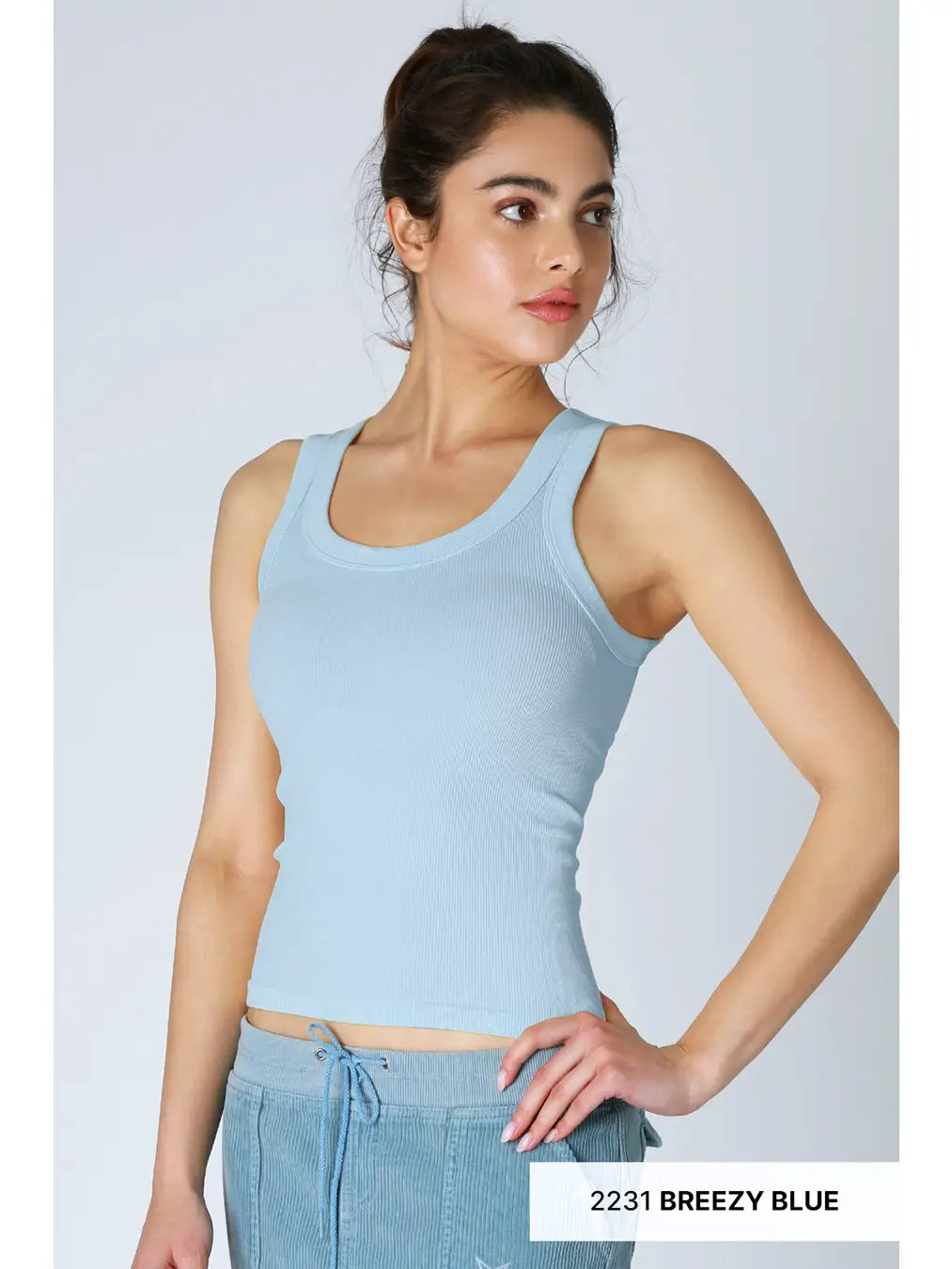 Reversible Ribbed Tank Top