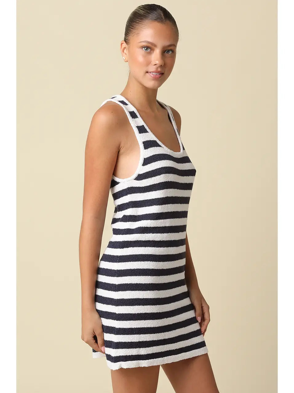 Chloe Terry Stripe Mini Dress