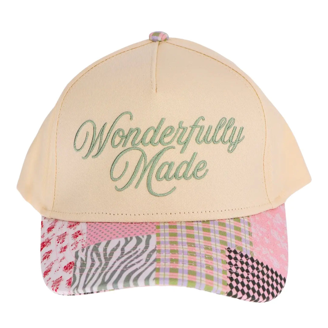 Wonderfully Made Embroidered Trucker Hat