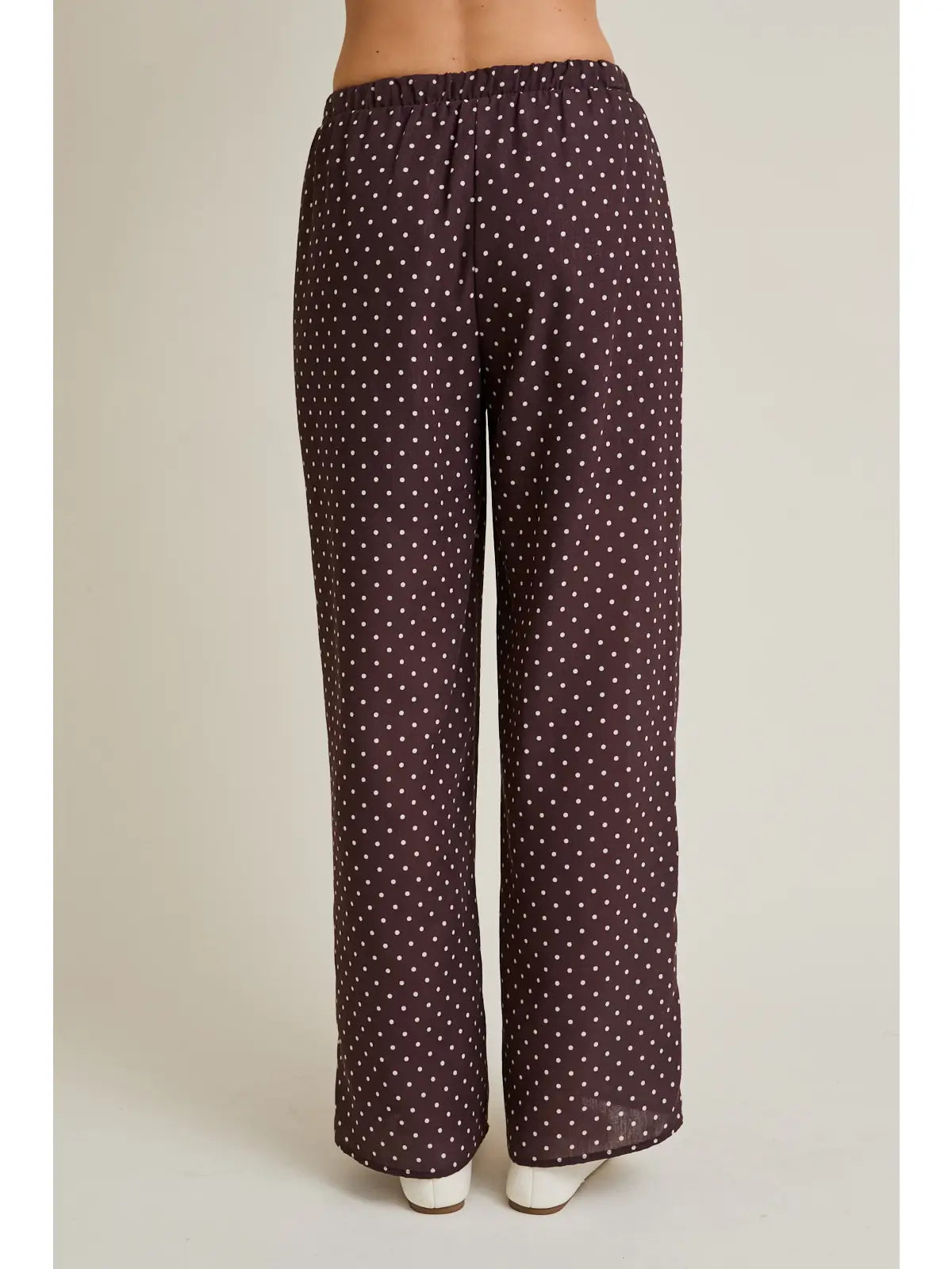 Waist Tie Dot Pants