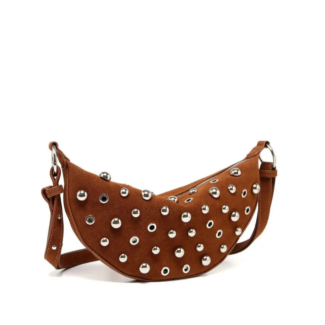 Studded Punk Rock Handbag Shoulder Bag