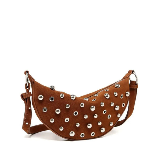 Studded Punk Rock Handbag Shoulder Bag