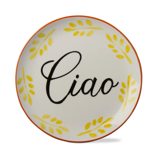 Ciao Appetizer Plate - Yellow