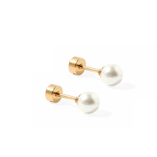 Screwback Stud Earrings - Payton Pearl