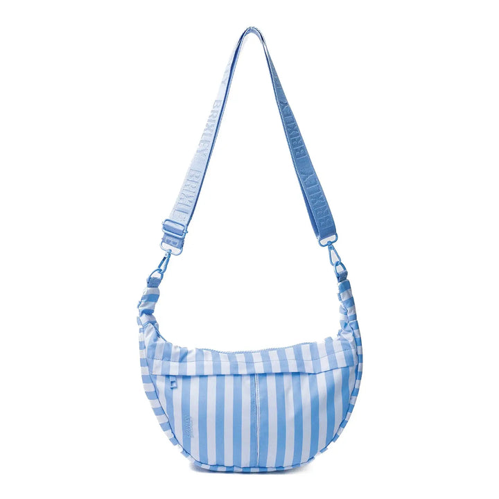 Harbor Stripe Crescent Bag | Brixley