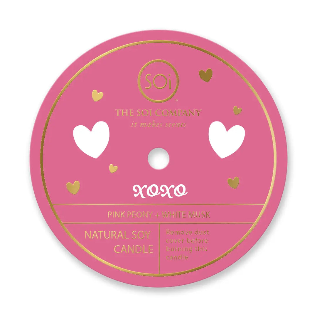 Xoxo Heart Valentine's Icon 12oz Candle