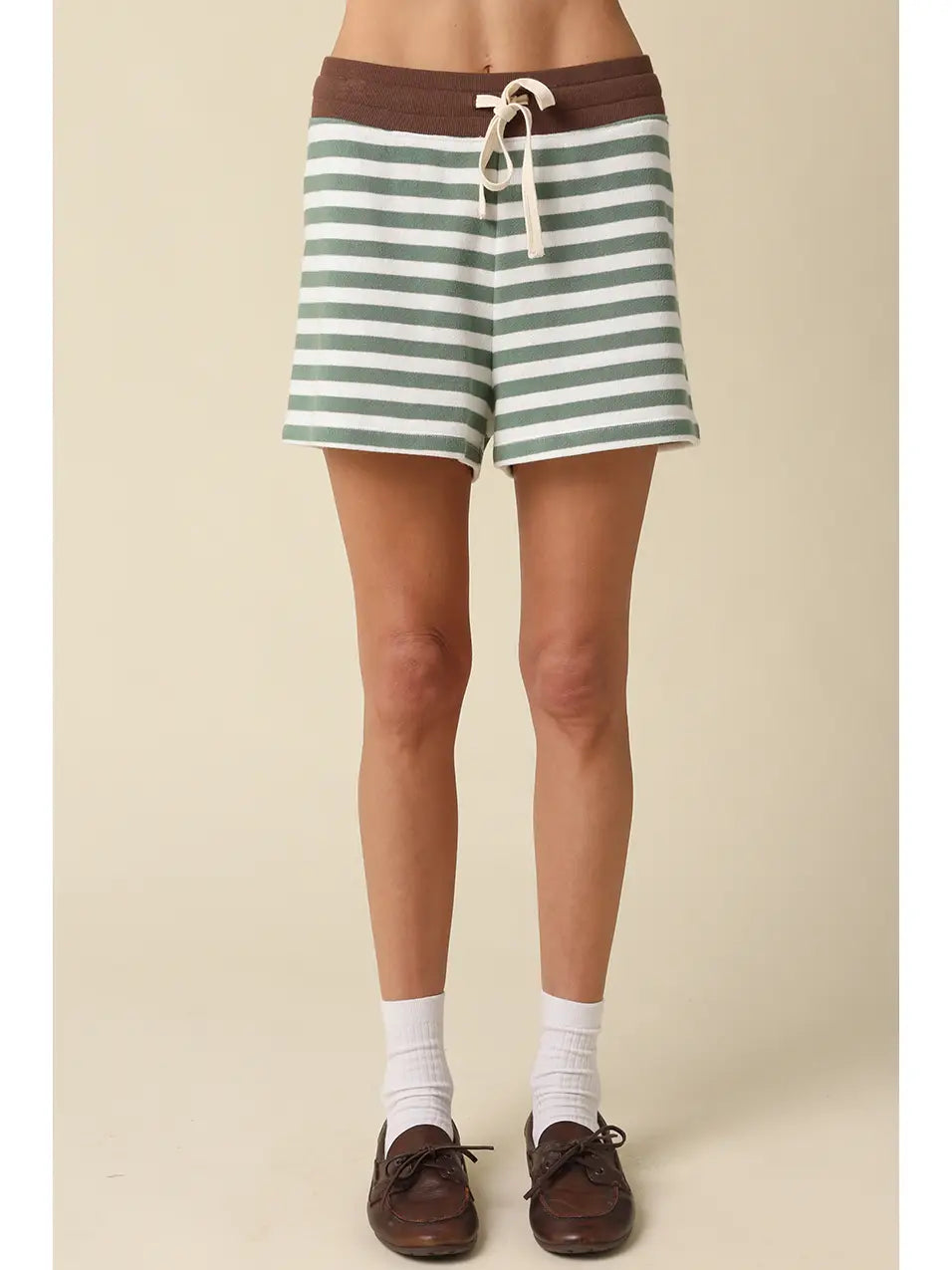 Averil Striped Lounge Shorts