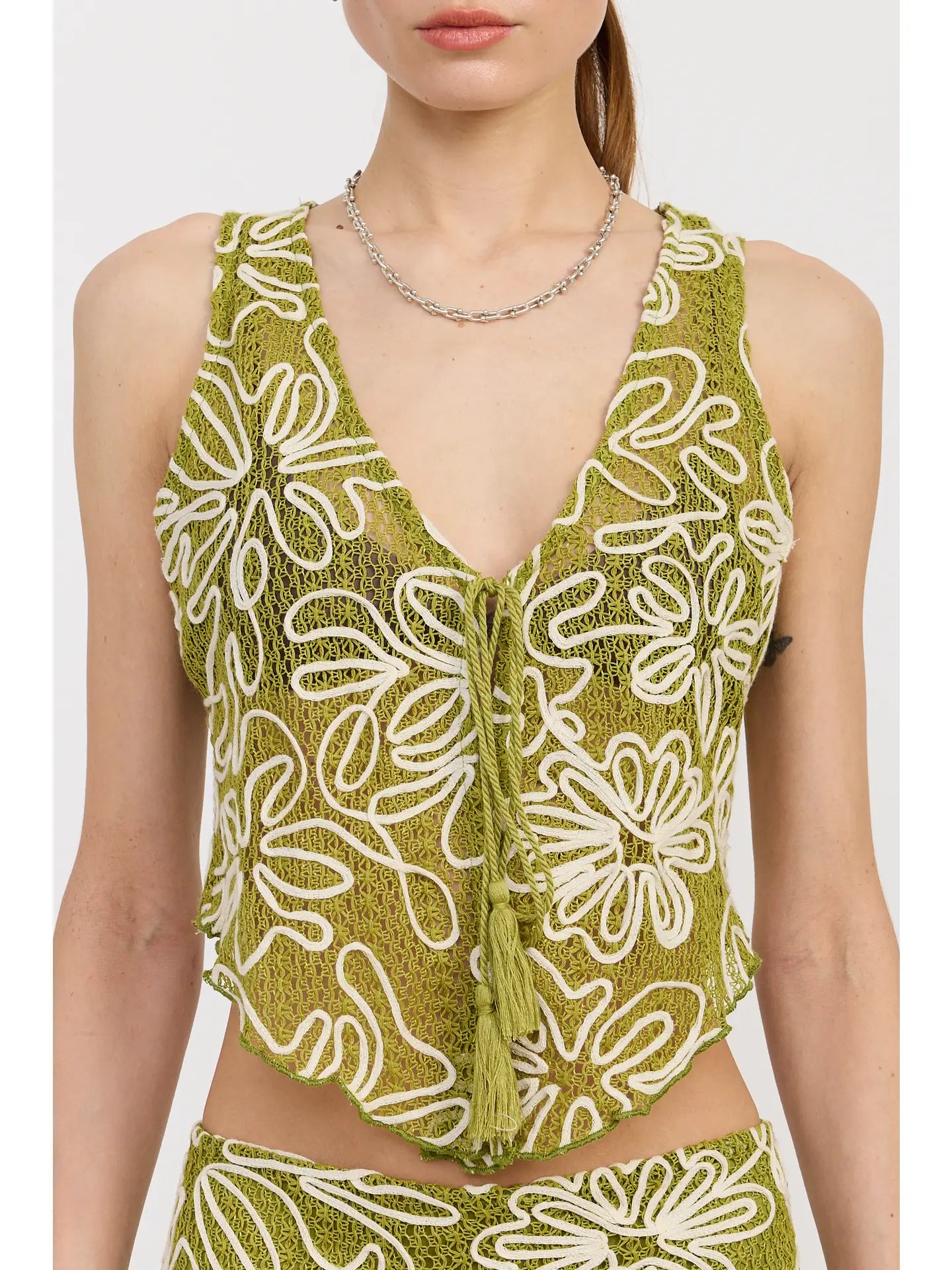 Kiwi Sweater Vest Top