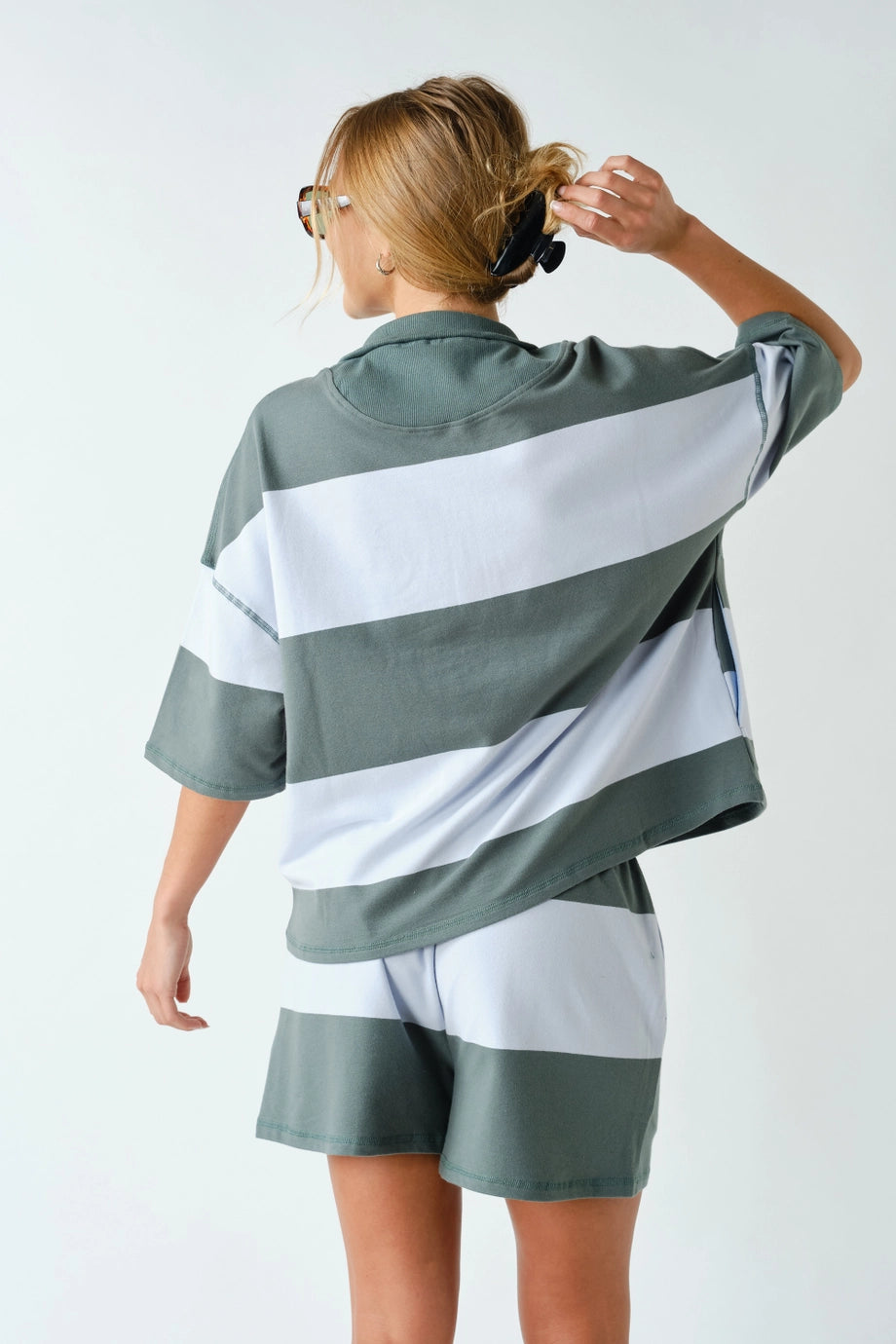 Going Places Striped Shorts