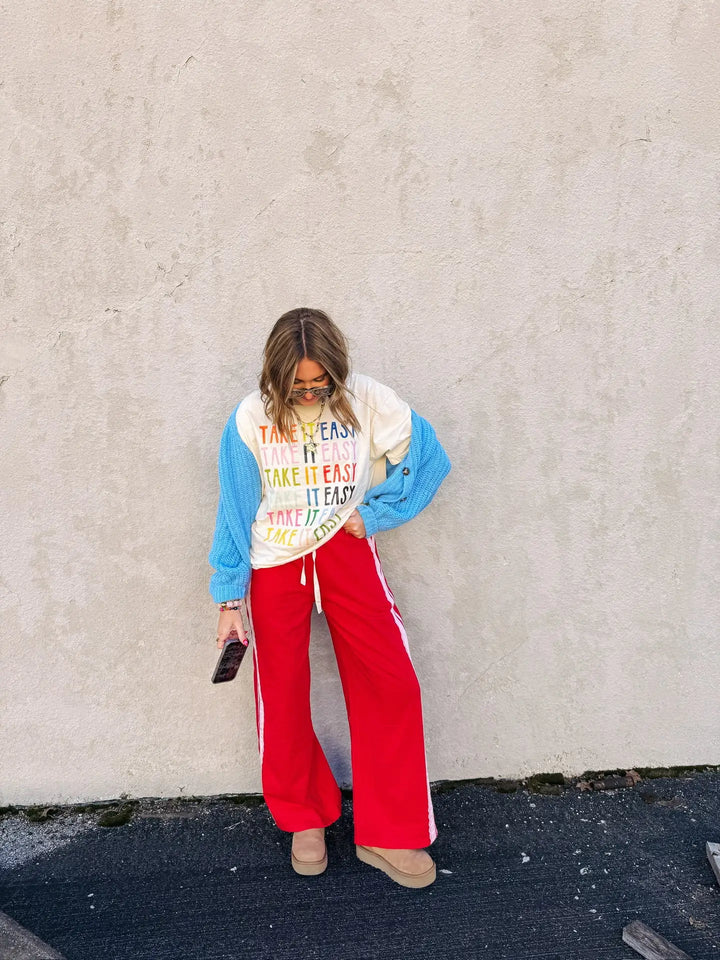 Take It Easy Graphic Tee - Ivory