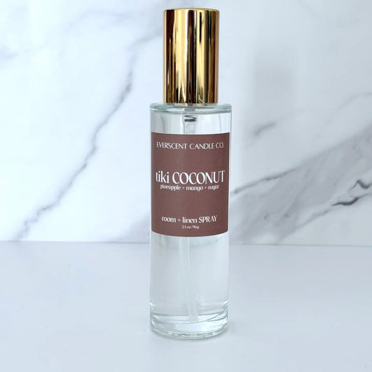 Tiki Coconut Room & Linen Spray/ Coconut Beachy Room Spray