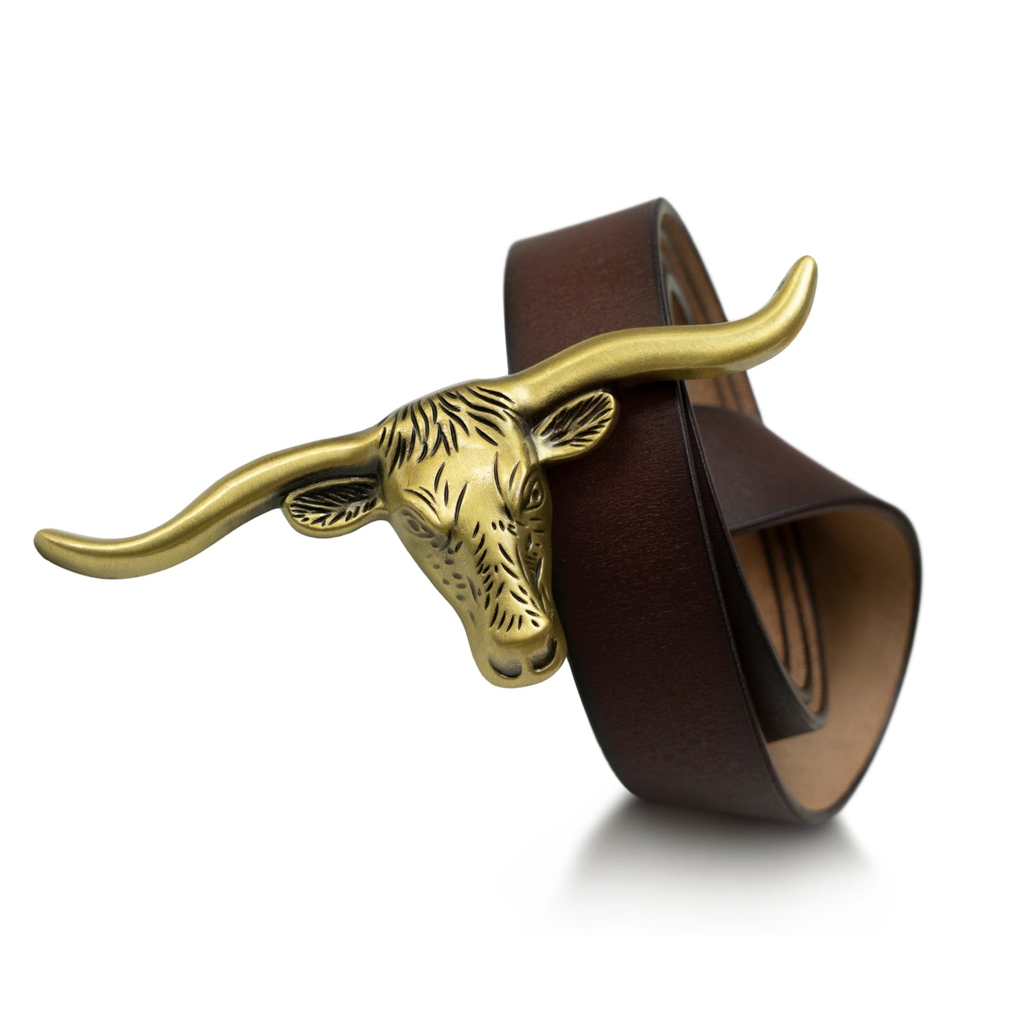Longhorn Western Belt For Women - Leather Cowgirl Belt