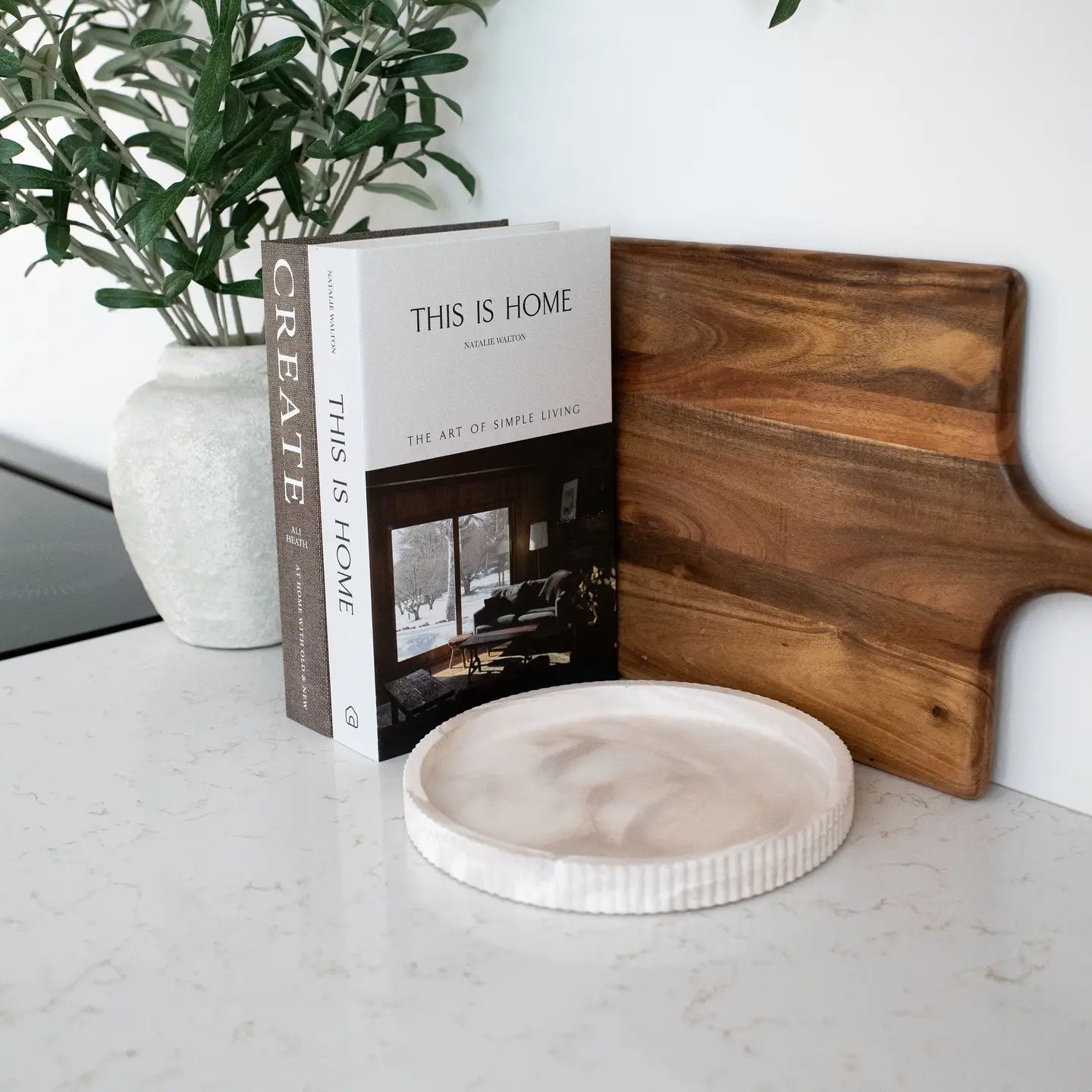 Stoneware Collection - Fluted Round Tray