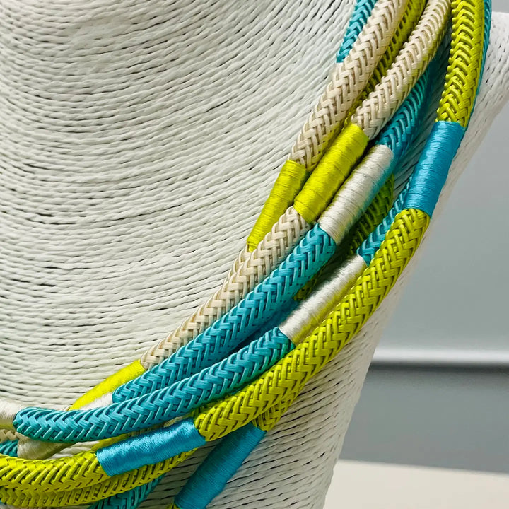 "Original" Slub 8-strand (Citrus/Turq Multi)