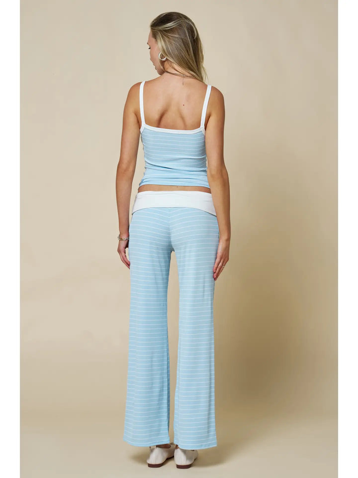 Sky Striped Cami Tank Top