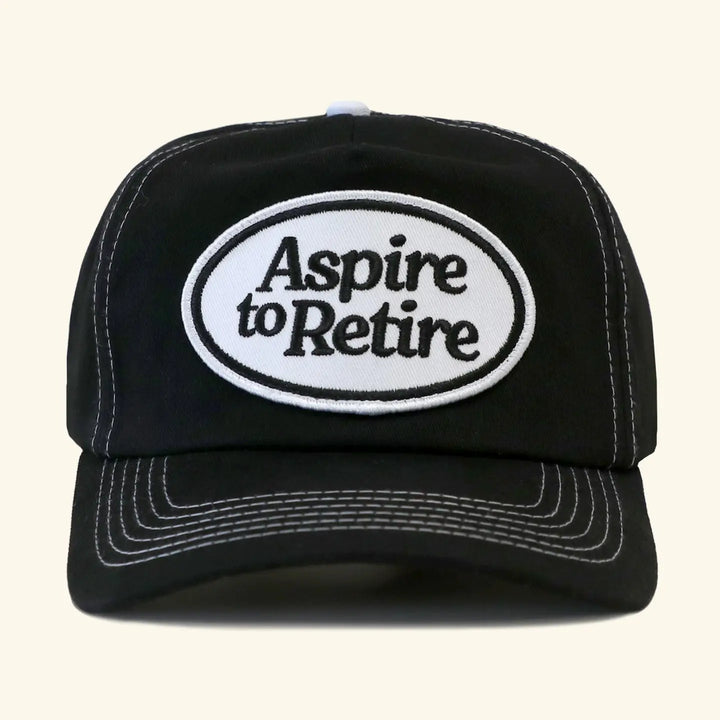 Chateau Snapback Aspire to Retire Hat - Black