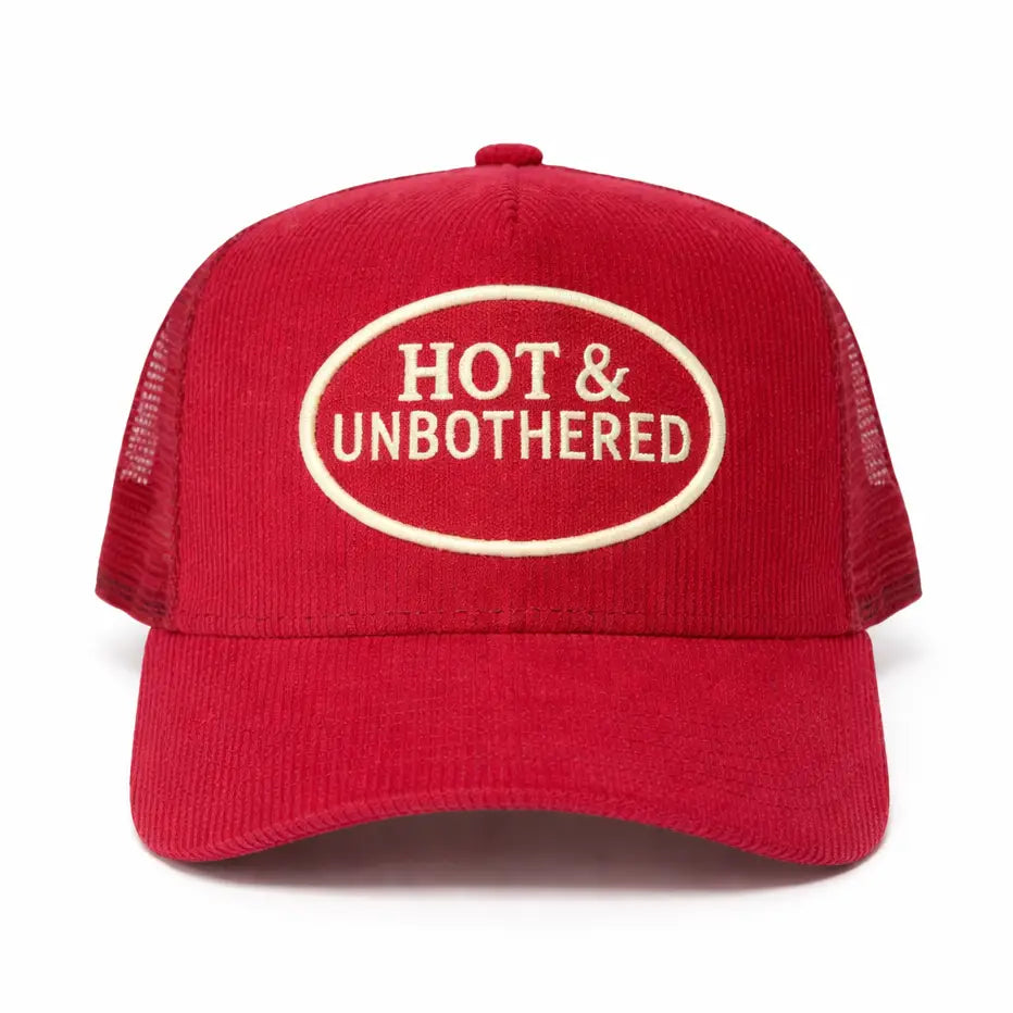 Hot & Unbothered Corduroy Hat