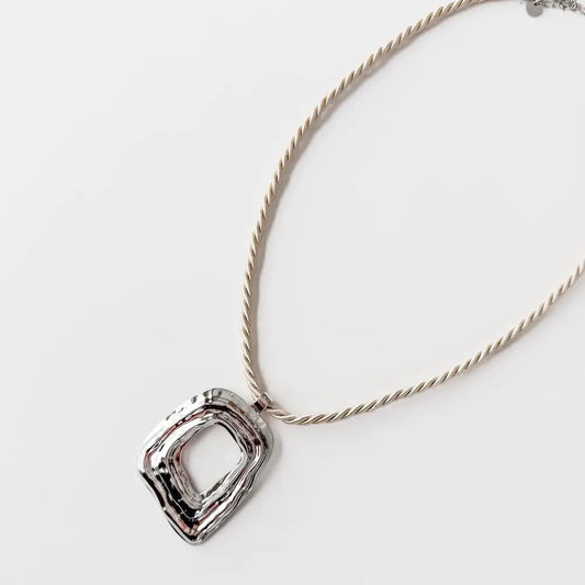 Irregular Square Statement Necklace - Waterproof