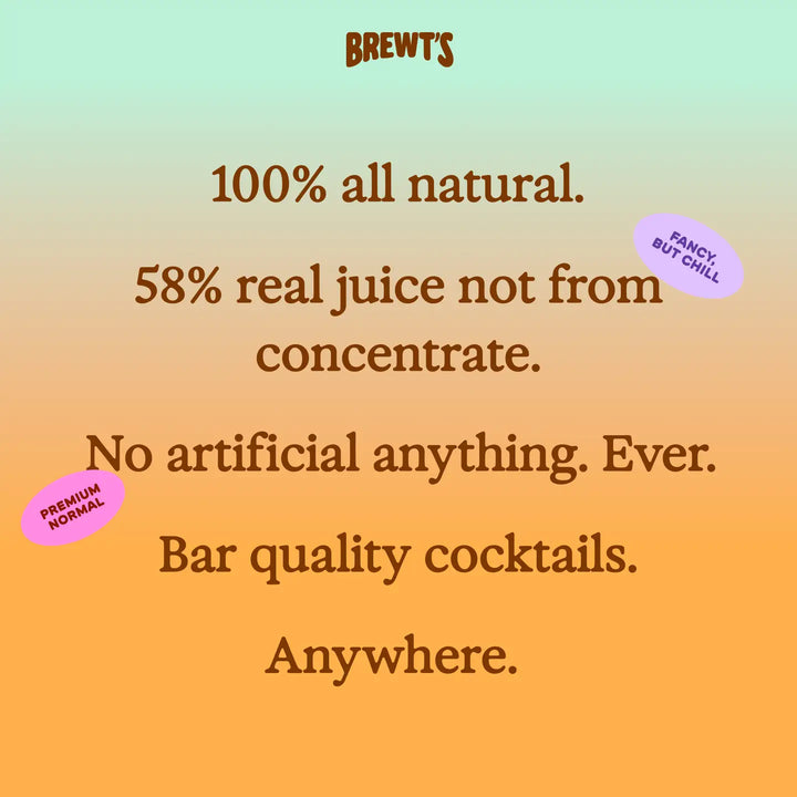 Brewt's Spicy Mango Margarita Mix | 32 oz