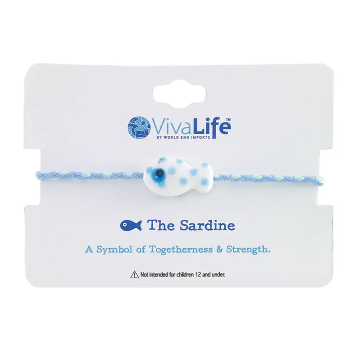 Polka Dot Ceramic Sardine Bracelet