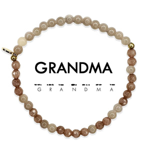 Grandma - Morse Code Bracelet
