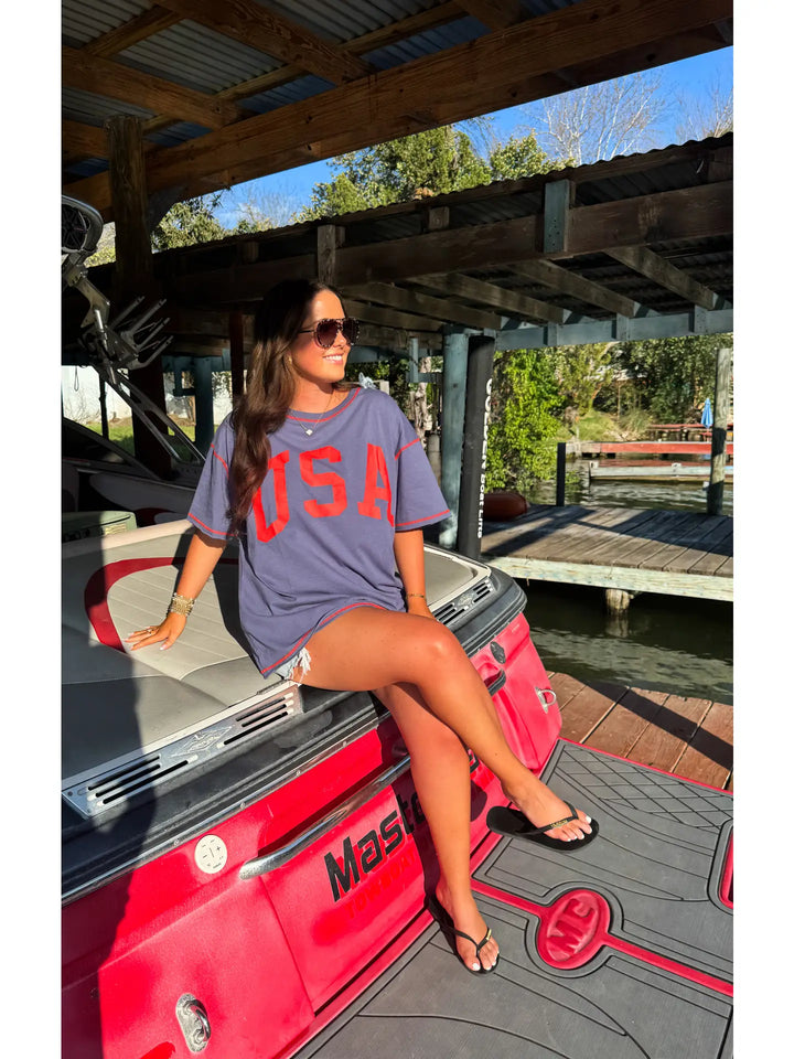 USA Oversized Tee