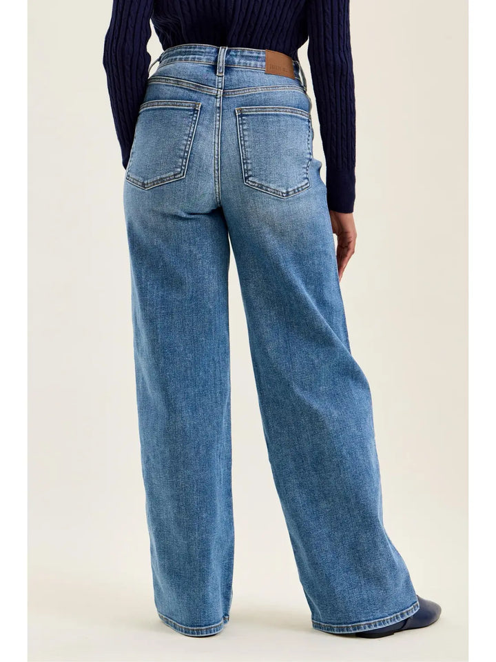 Hw "Angelina" Column Straight Md Classic Soft Indigo