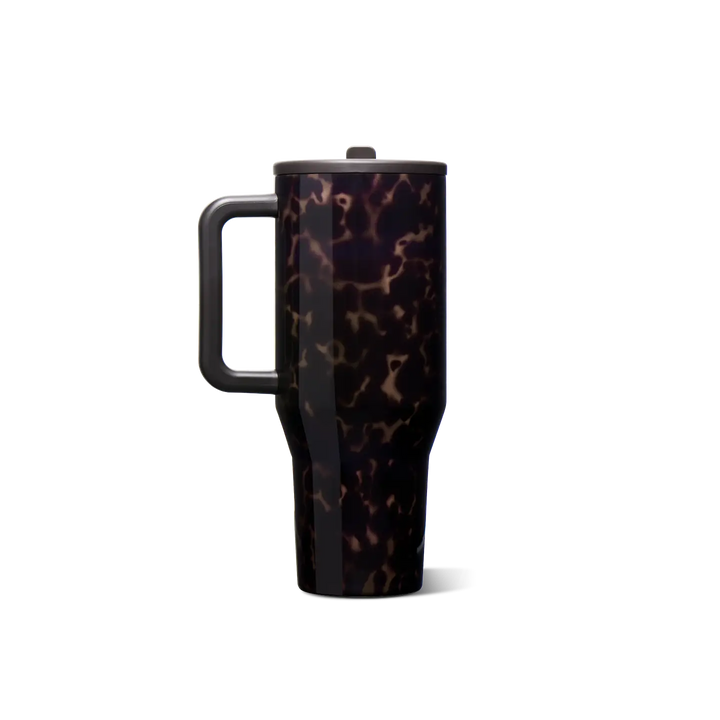 Mocha Tortoise HydroJug 32oz Traveler Tumbler