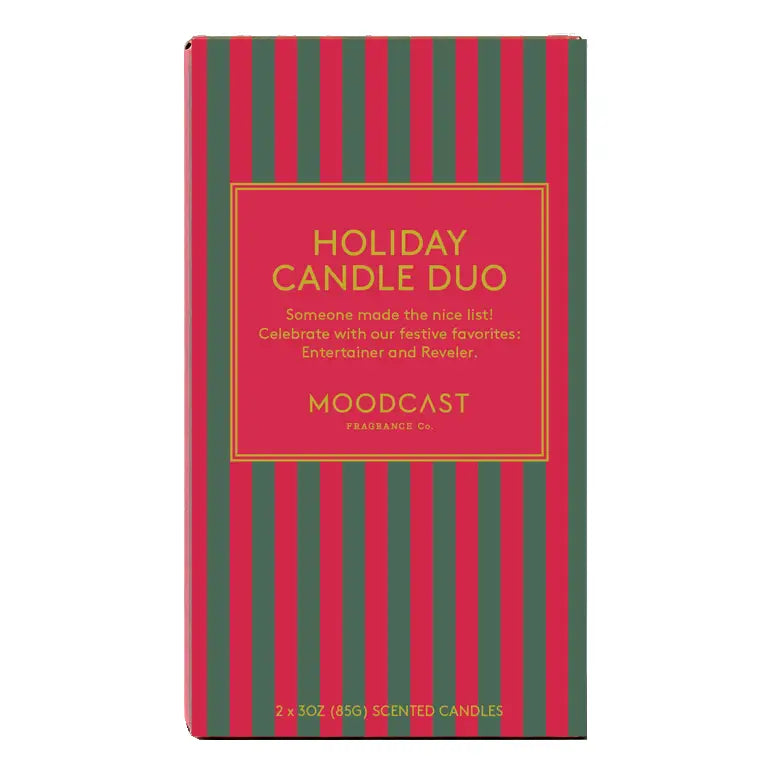 Seasonal Candle Duo - Persona - Entertainer & Reveler - 3 oz