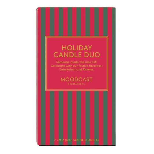 Seasonal Candle Duo - Persona - Entertainer & Reveler - 3 oz