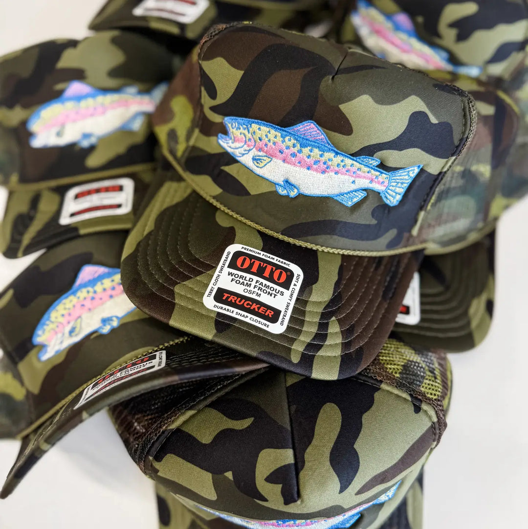 Trout Camo Foam Trucker