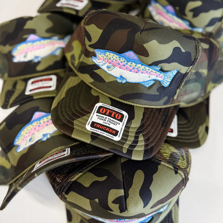 Trout Camo Foam Trucker