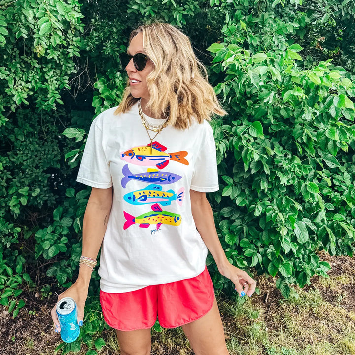 Colorful Fish Graphic Tee