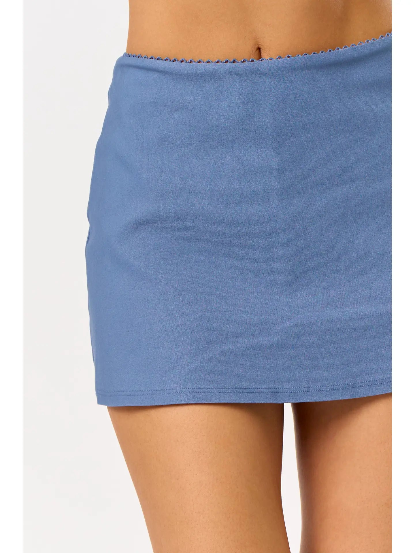 Lace Trim Detail Skort