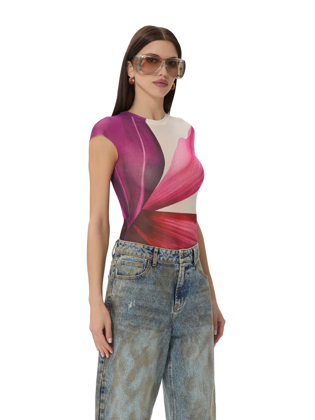 Nina Top - Lemon Lotus AFRM