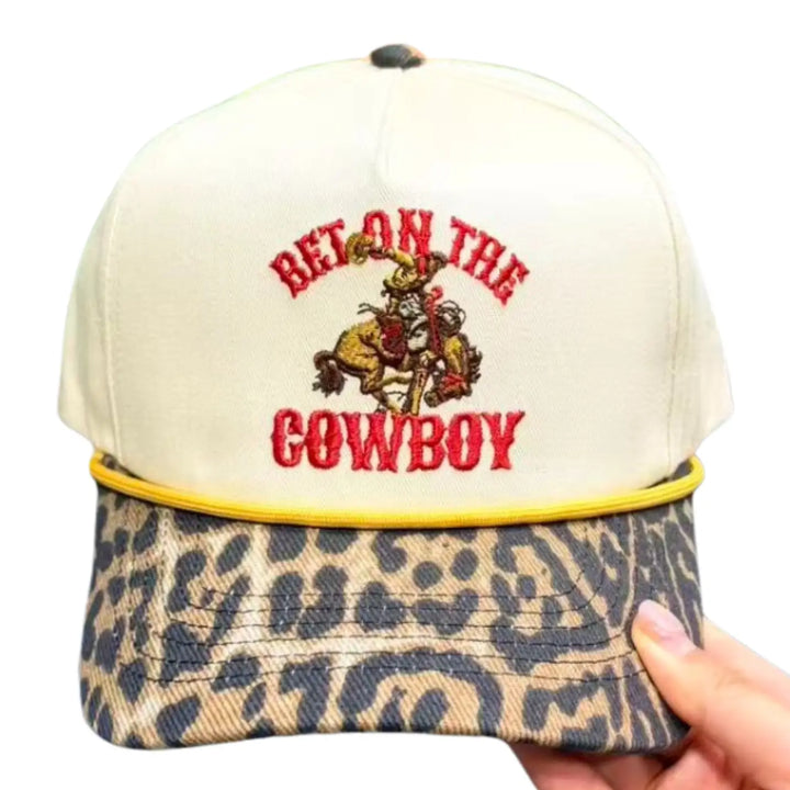 Bet On the Cowboy Canvas Cap