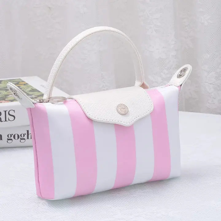 Nova Striped Nylon Mini Crossbody Bag