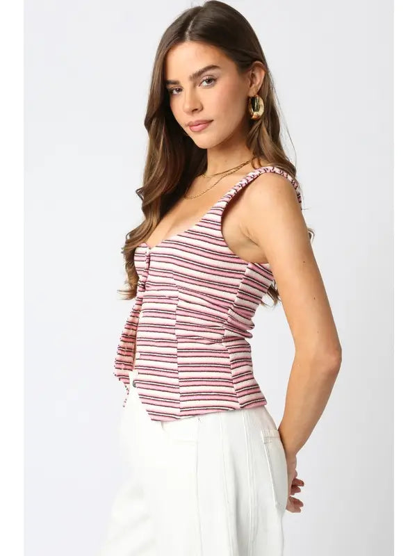 Stephy Stripe Top