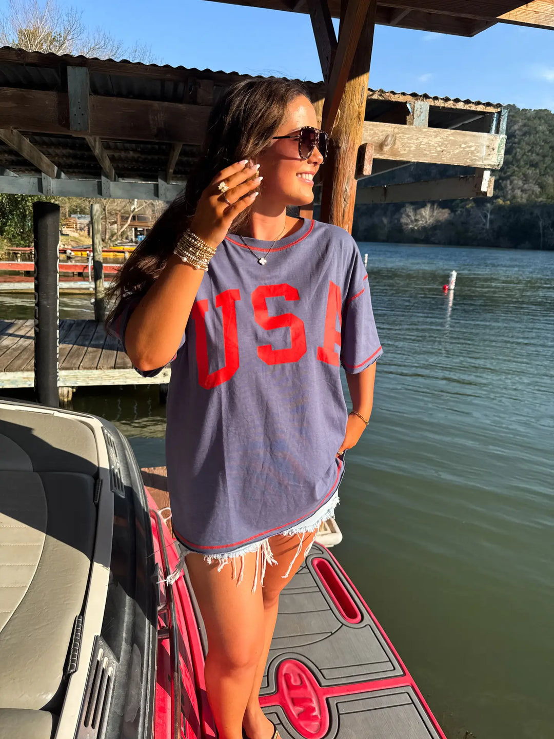 USA Oversized Tee