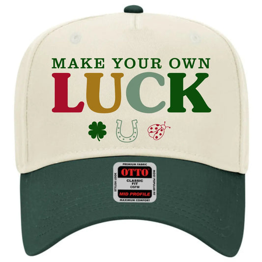 Make Your Own Luck Canvas Cap