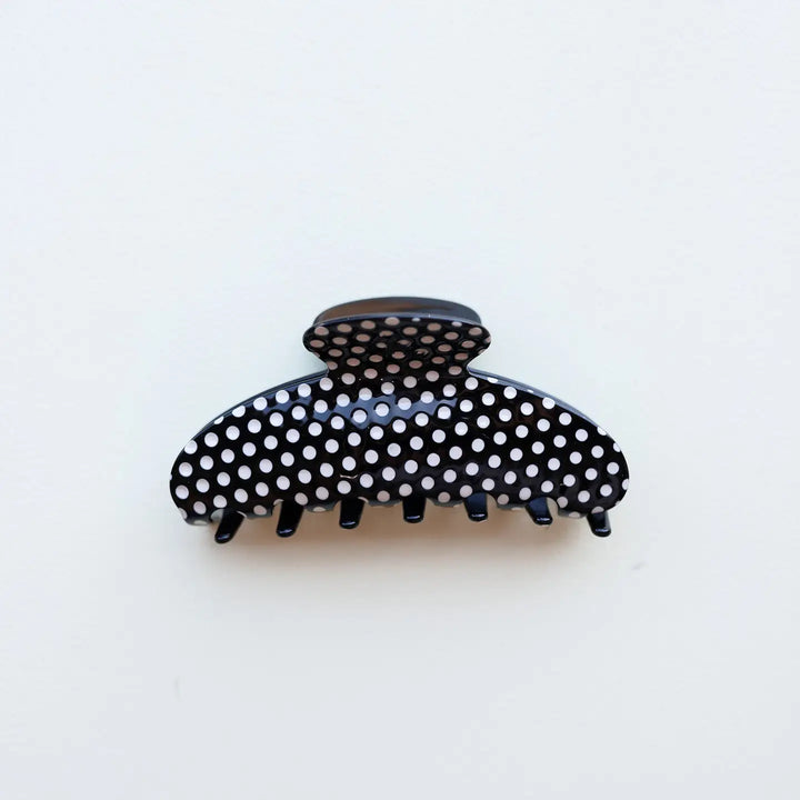 Black & White Polka Dot Claw