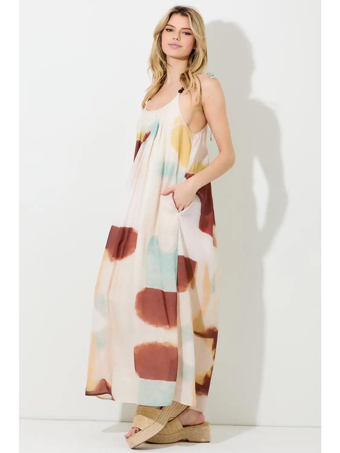 Watercolor Maxi Dress