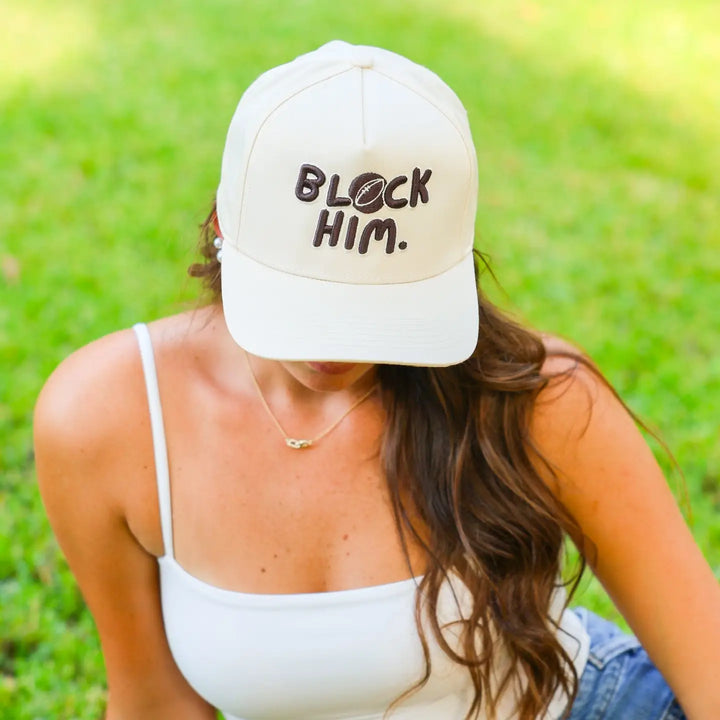 Block Him Canvas Cap