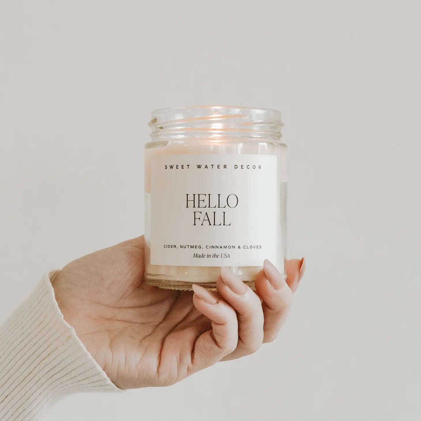 Hello Fall Candle