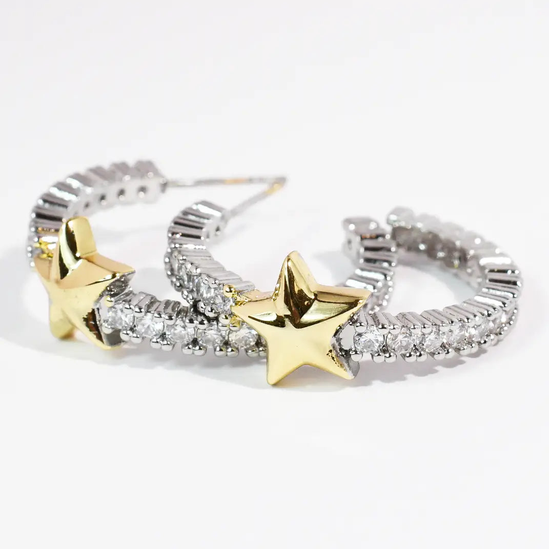 Glam Star Hoops