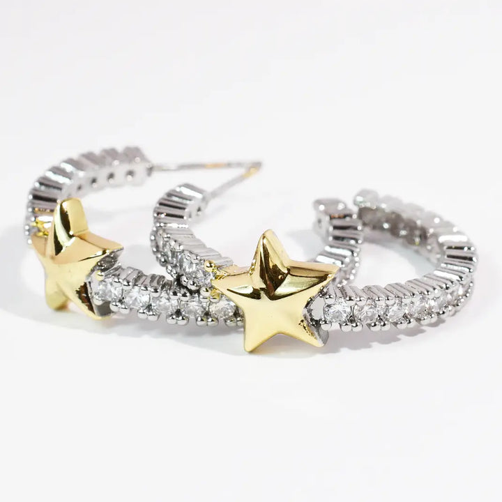 Glam Star Hoops