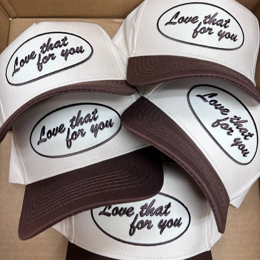 Love That For You - Brown Vintage Trucker Hat