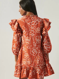 Marmalade Ruffle Sleeve Dress