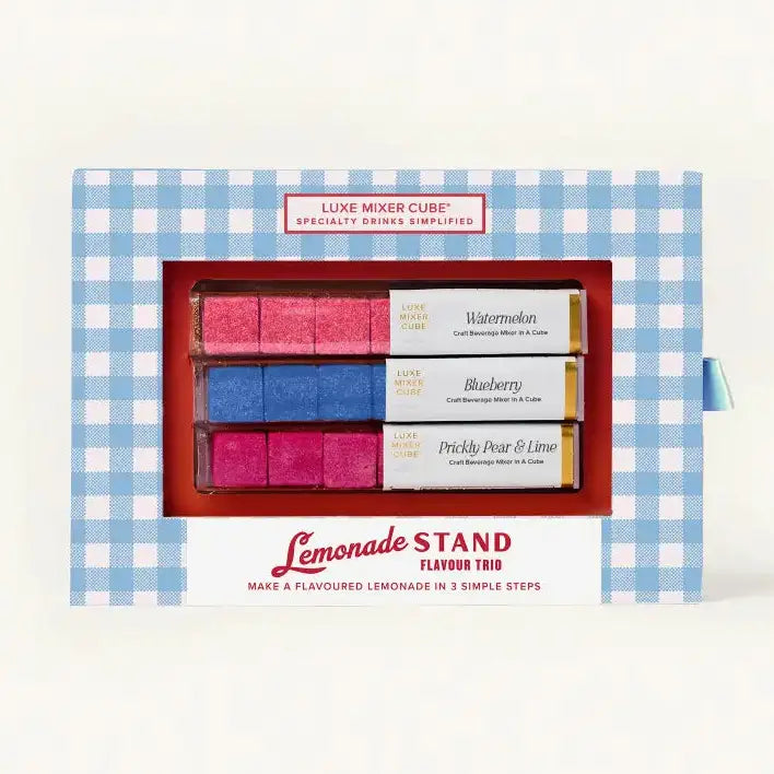 Craft Lemonade Mixer Set | Watermelon, Prickly Pear &, Blueberry Mixer Cubes