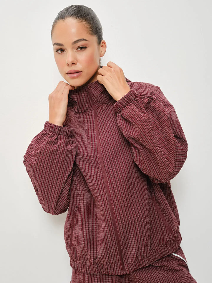 Roxy Micro Grid Nylon Track Jacket